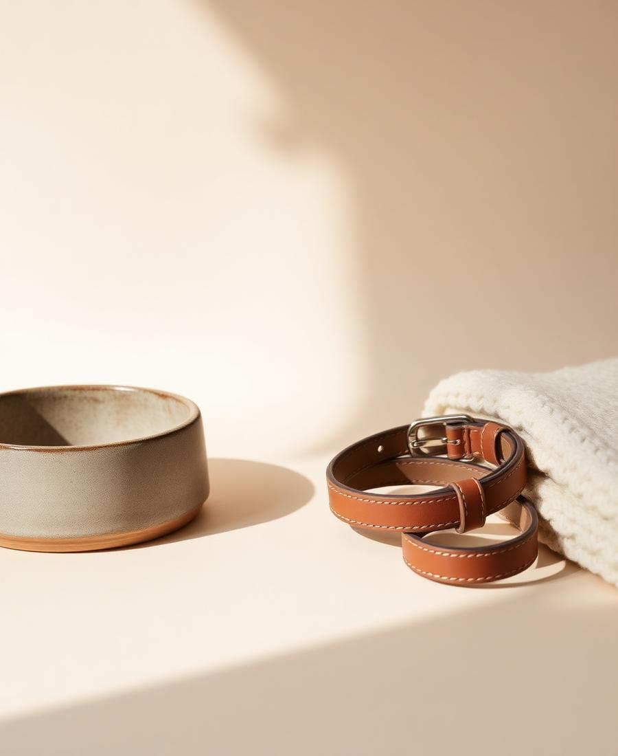 Pet Accessories collection — Bowls, collars, leashes, and cosy home essentials.